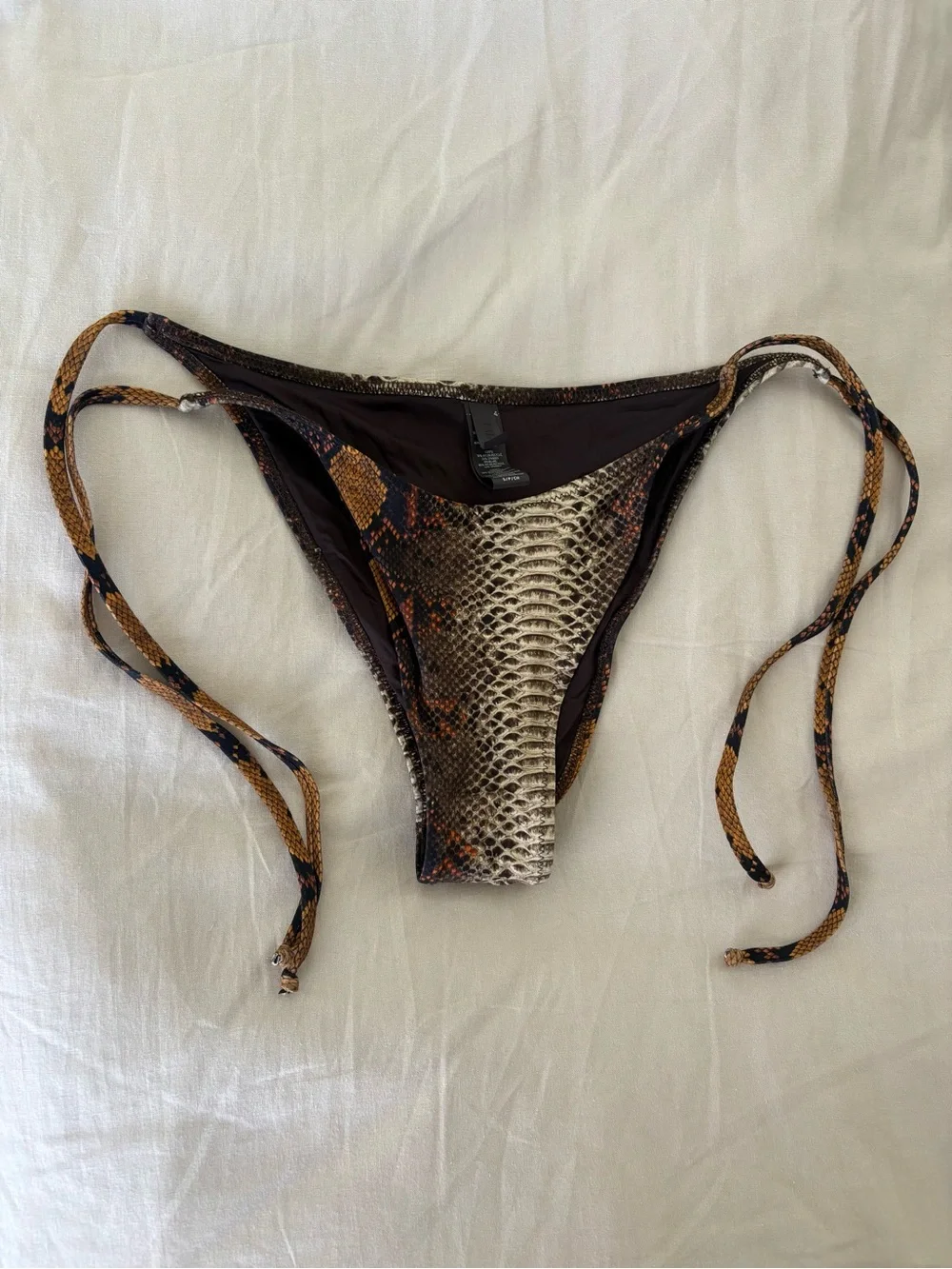 SKIMS swim brown